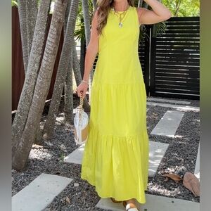 Marie Oliver Vibrant Yellow Maxi Dress